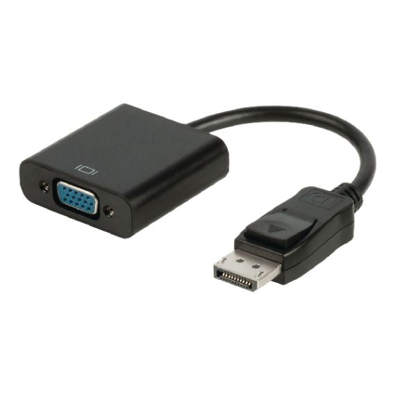 Adattatore DisplayPort maschio - VGA femmina - nero Adattatore DisplayPort maschio - VGA femmina - nero